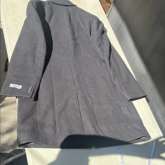 Kenneth Cole Men's Classic Black Trench Coat 44r nwt - Picture 15 of 15